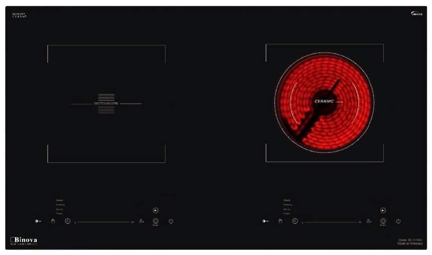 BẾP ĐIỆN TỪ ĐÔI BINOVA BI-555GM-IC