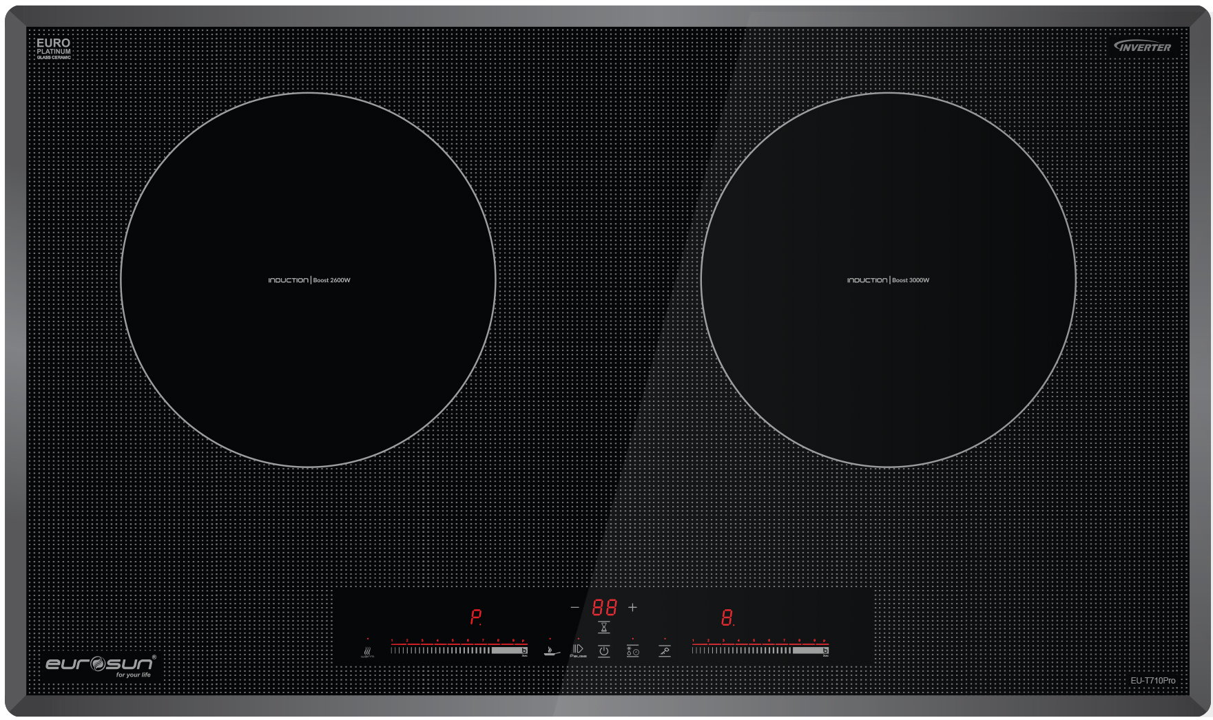 Bếp Từ Đôi Eurosun EU-T710 PRO Silver