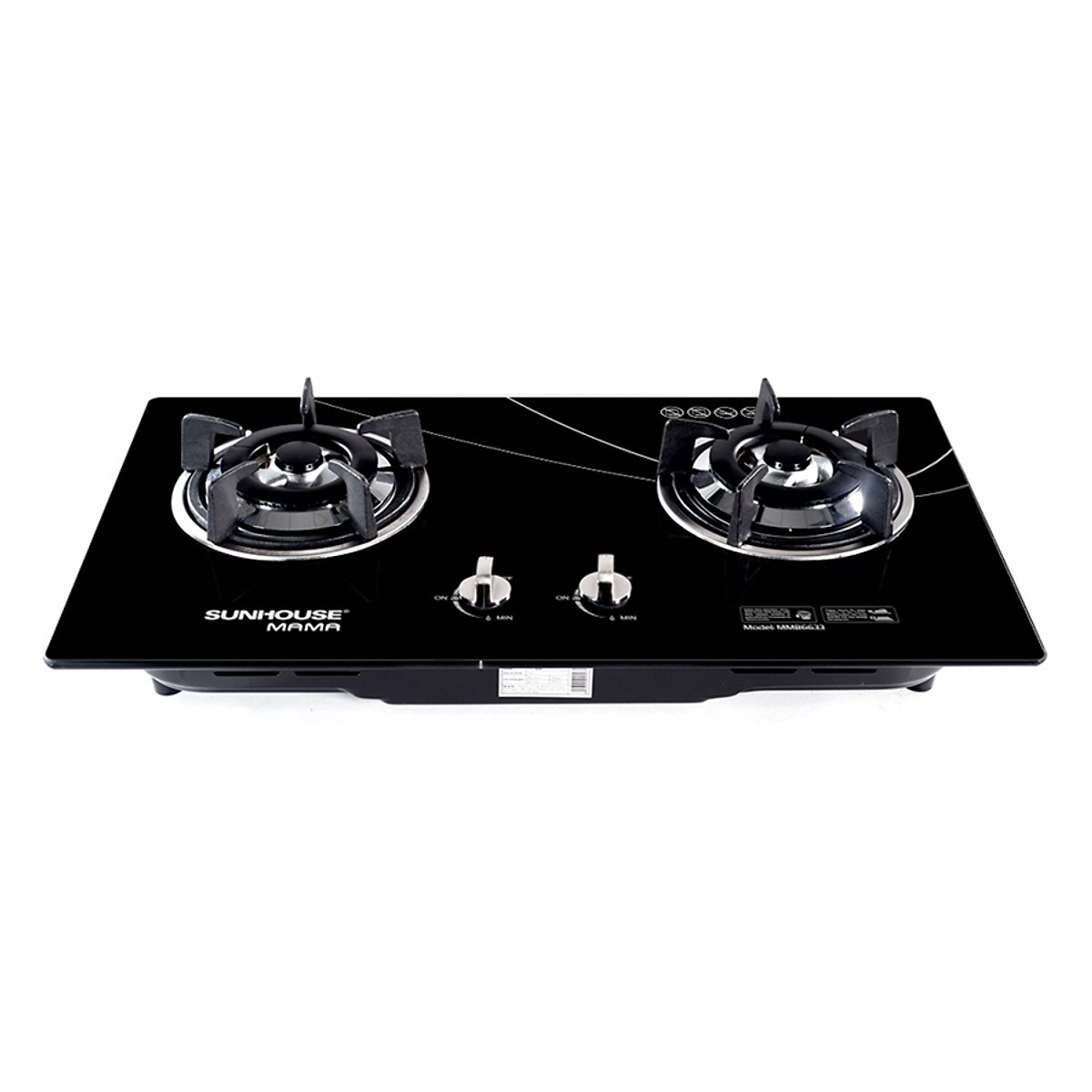 Bếp Gas Âm Đôi Mặt Kính Sunhouse - MMB6633